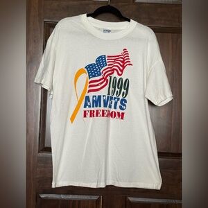 Gildan White Heavyweight Cotton Short Sleeve T-Shirt Size Large
